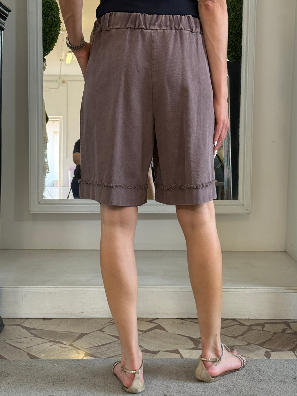 Bermuda in Denim Leggero Stone Wash