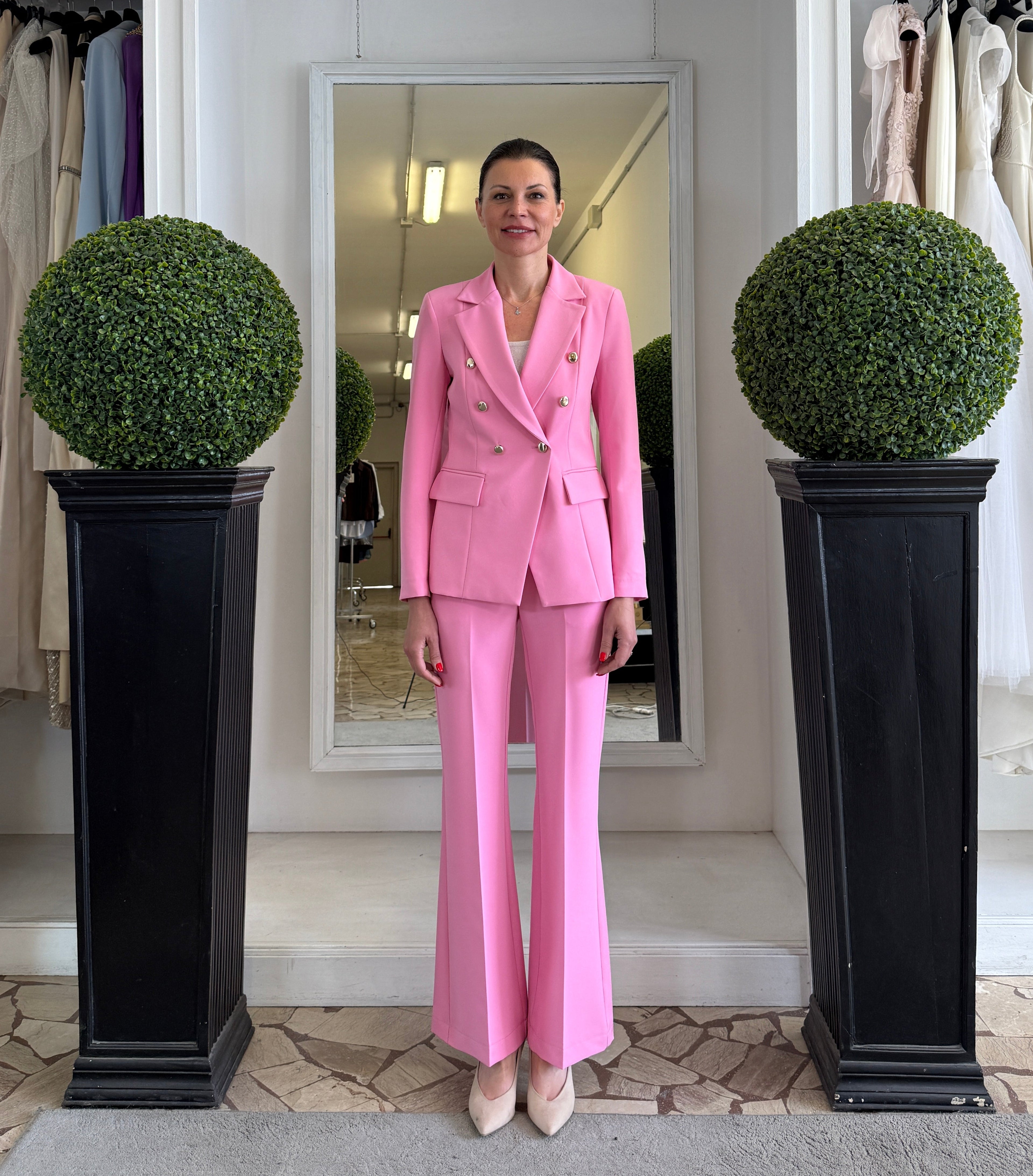 MaryLey Pantaloni Rosa a Zampetta