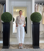 Camicia con Ricami Trasparente