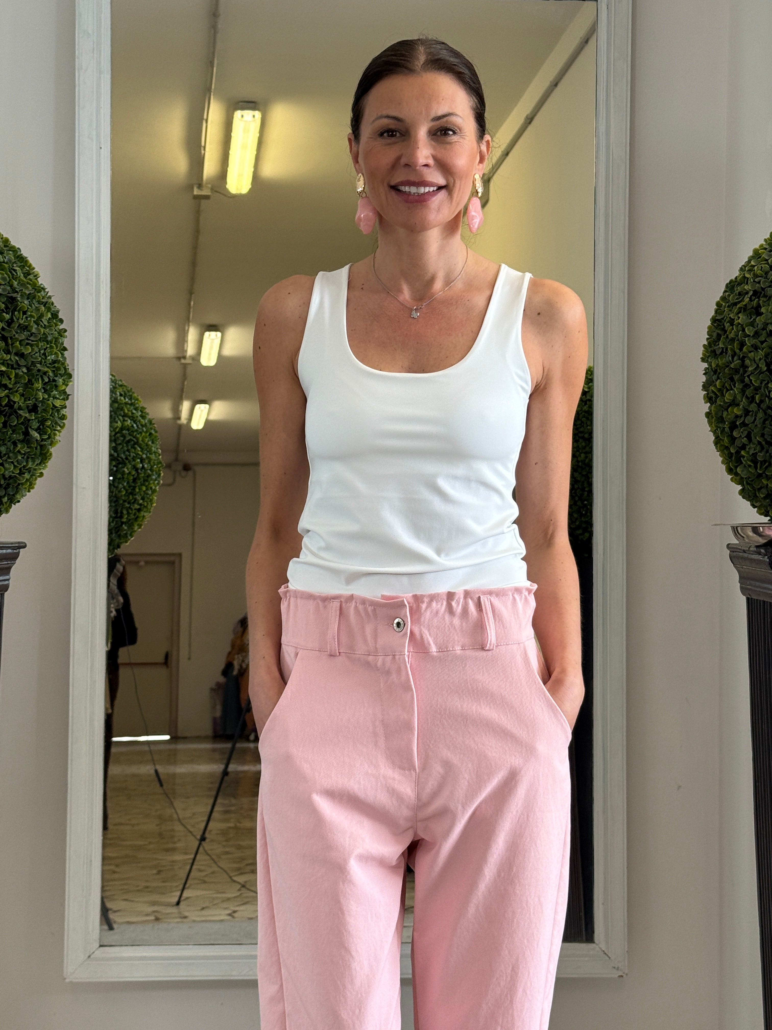 Canottiera Corta Elasticizzata