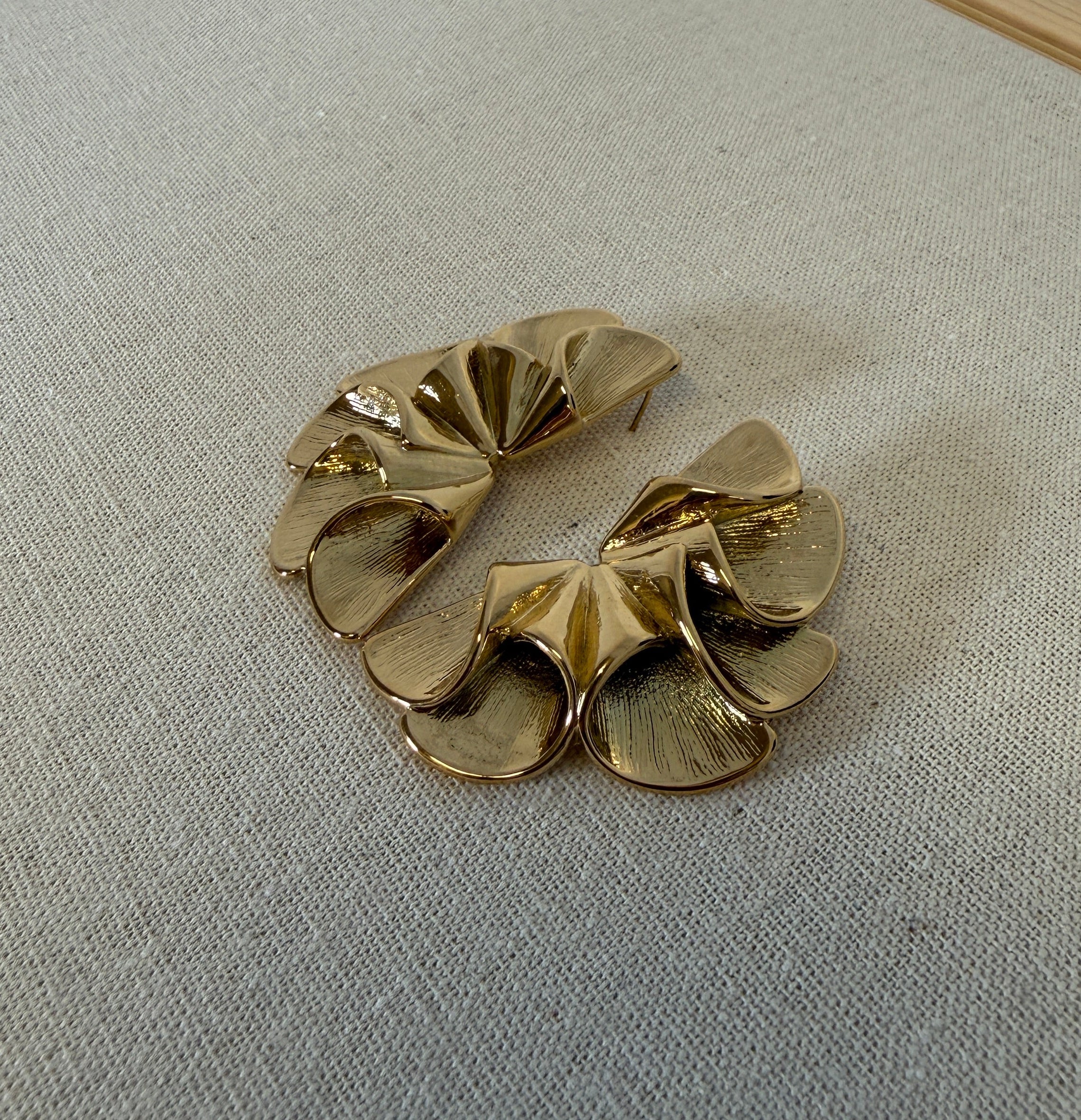 Penelope Orecchini a Ventaglio Dorati