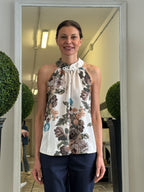 Top a Fiori all'Americana con Alamaro