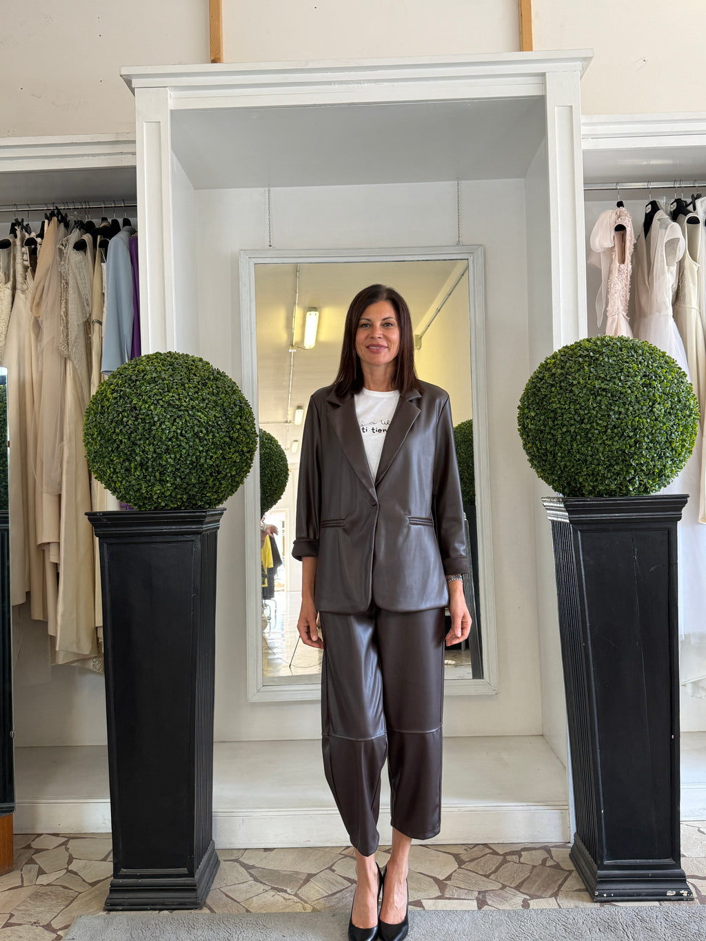 Blazer Monopetto in Ecopelle 775