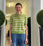 Polo con Manica Corta a Righe