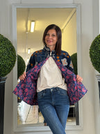 Suzani Artigianale Blu Flowers 775