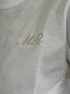 T-shirt Bianca con Ricamo Personalizzato