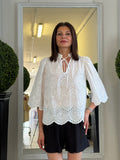 Camicia in Pizzo Sangallo Maniche a 3/4