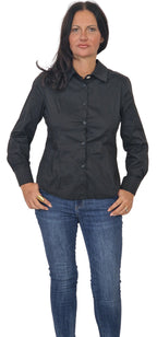 Camicia con bottone gioiello