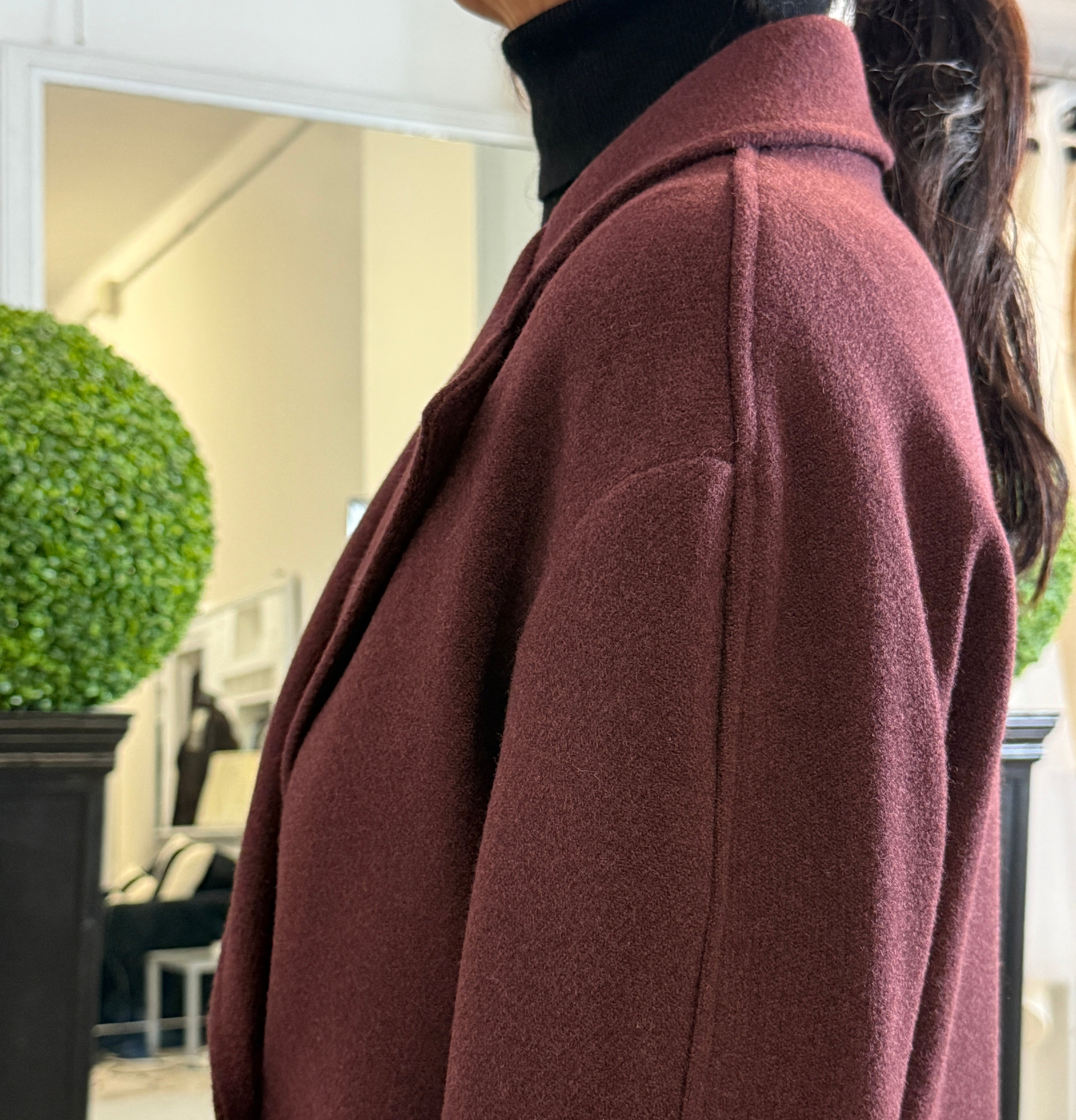 Cappotto Doppiopetto con Tasche