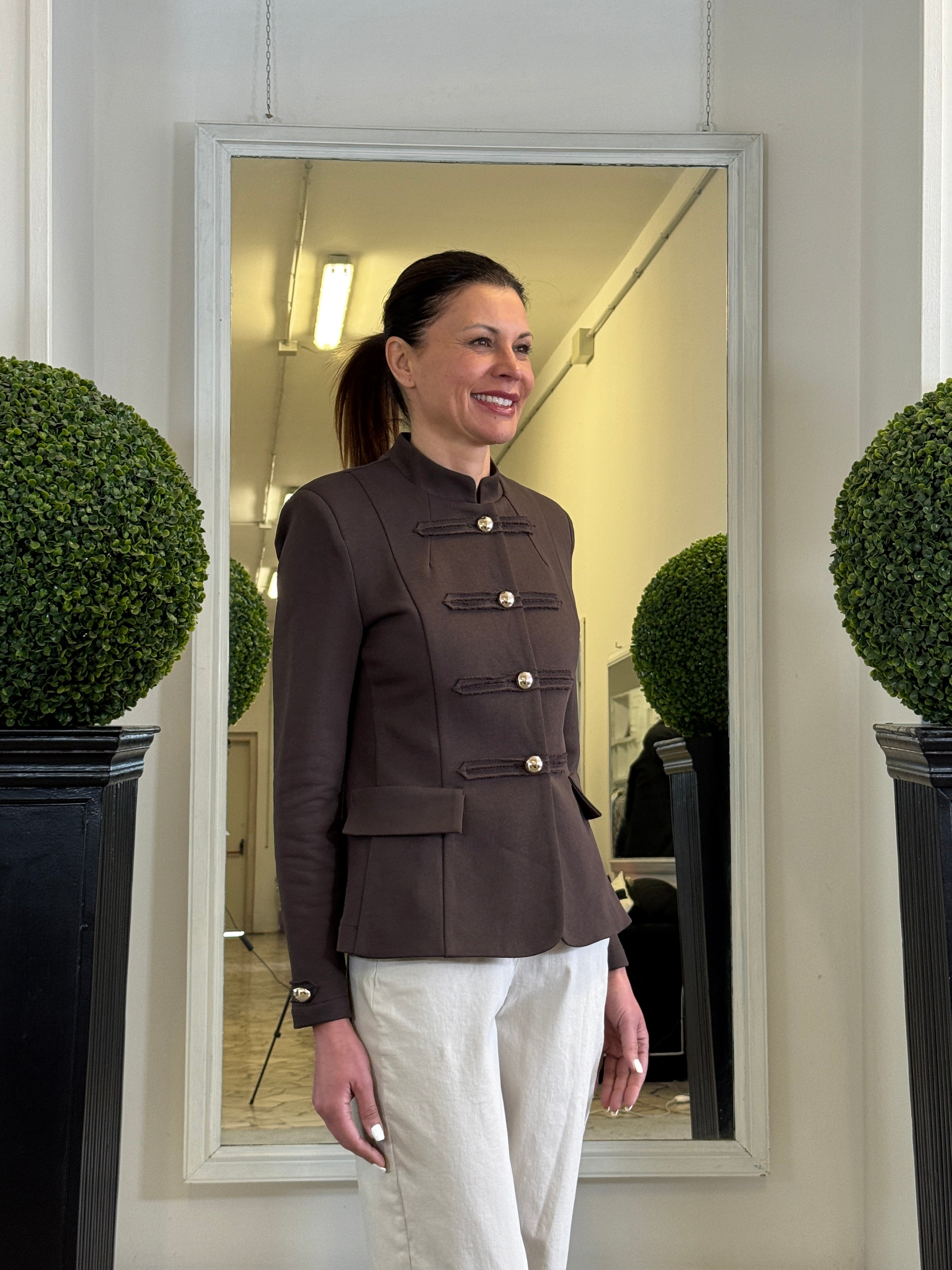 Maryley Giacca Napoleon con Bottini Dorati