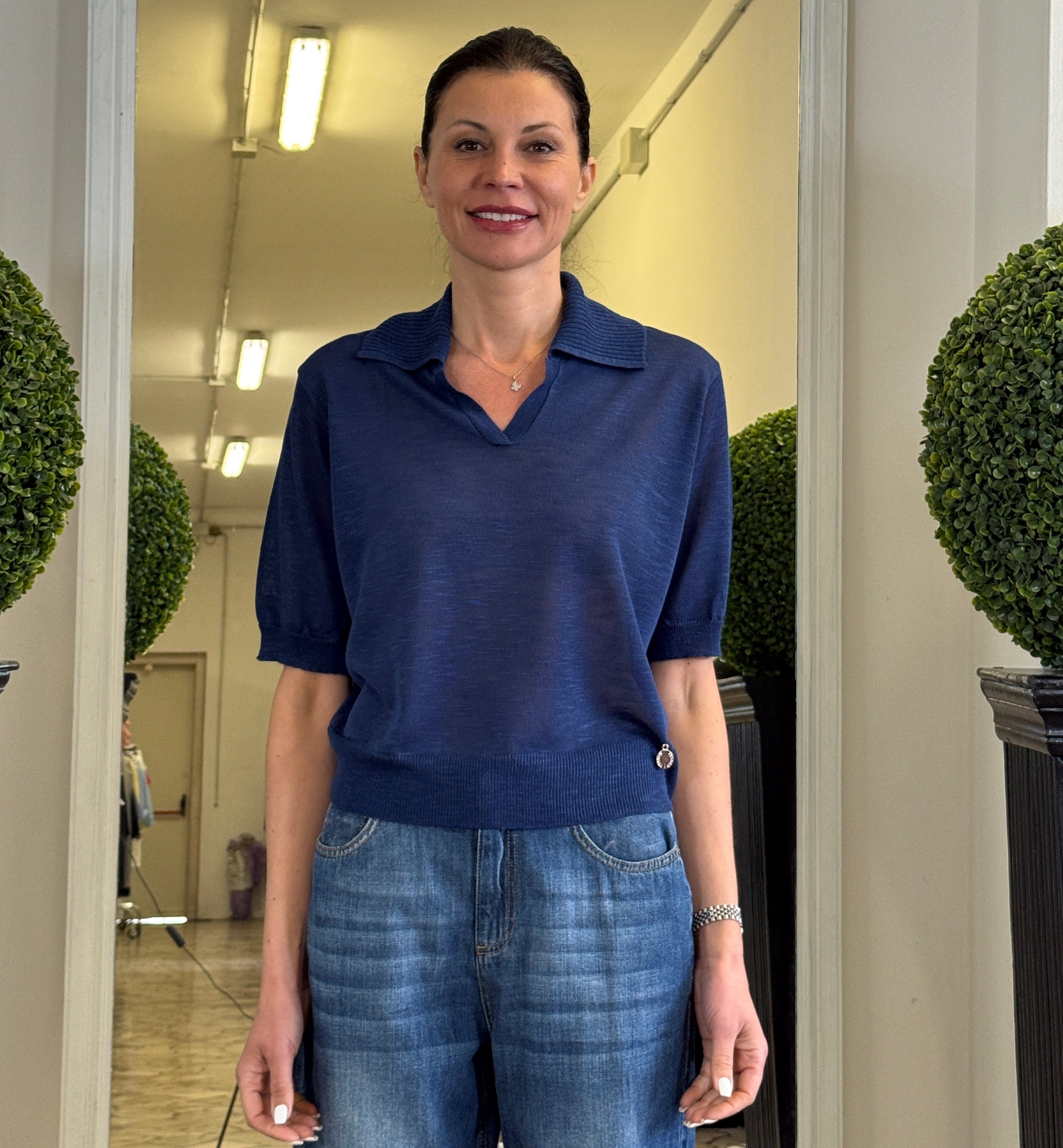 Polo Manica Corta Tinta Unita