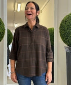 Camicia a Qadri in Flanella