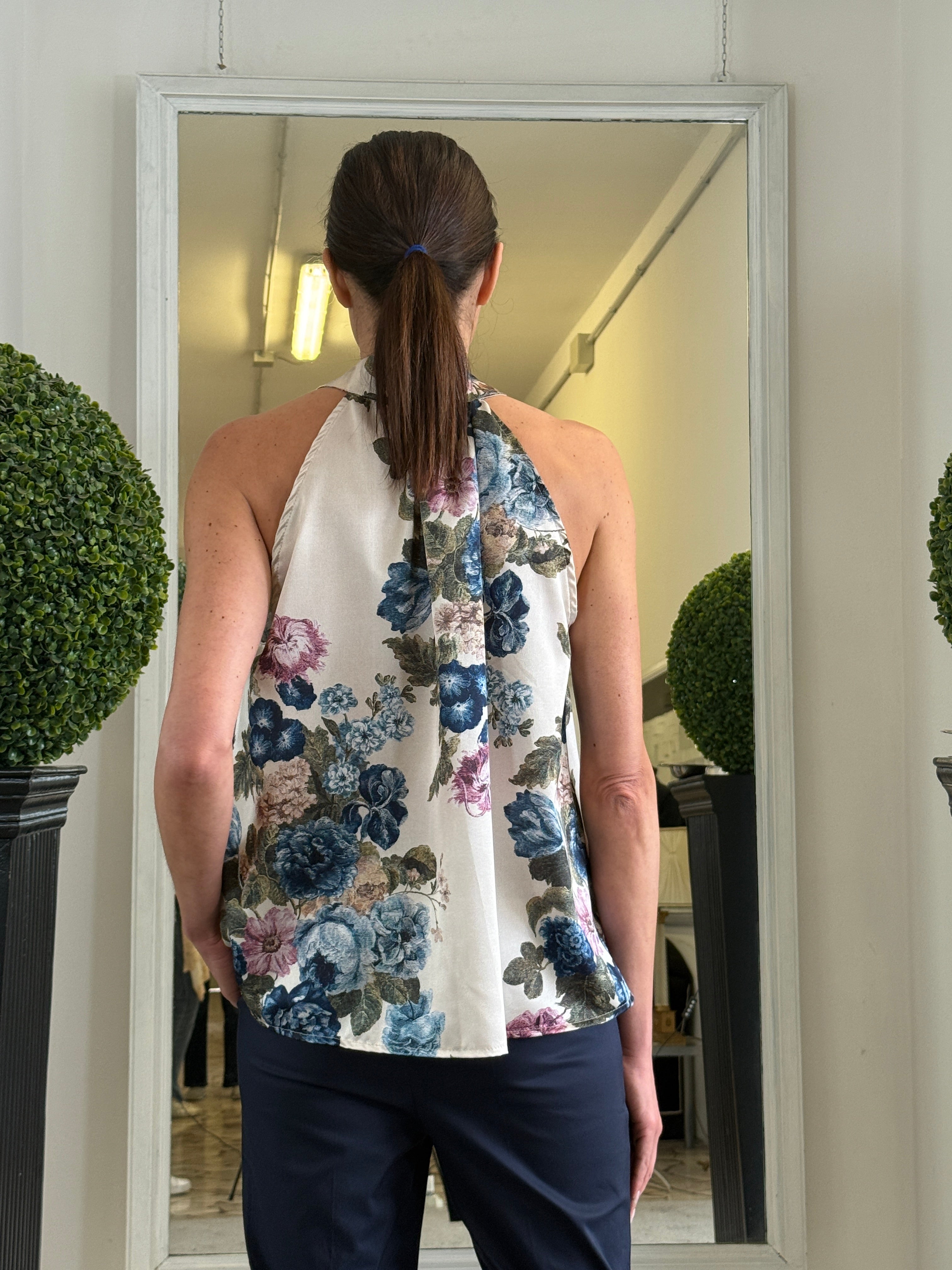 Top a Fiori all'Americana con Alamaro