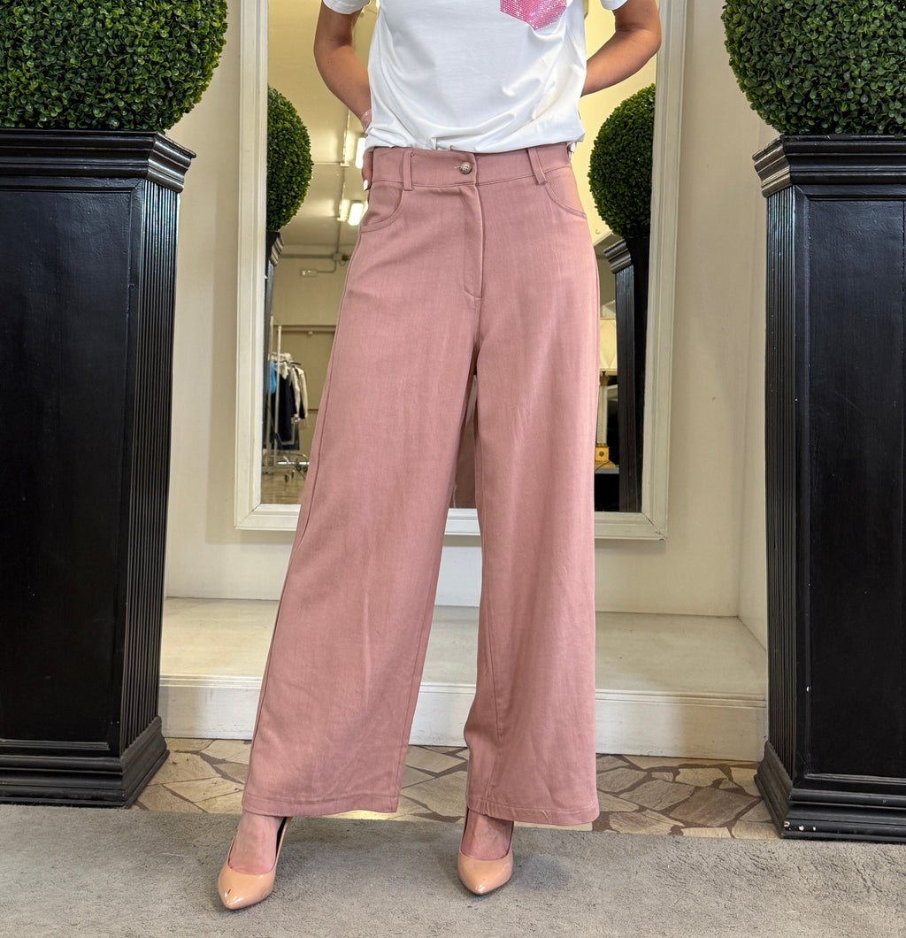 Tensione In Pantaloni Wide Leg