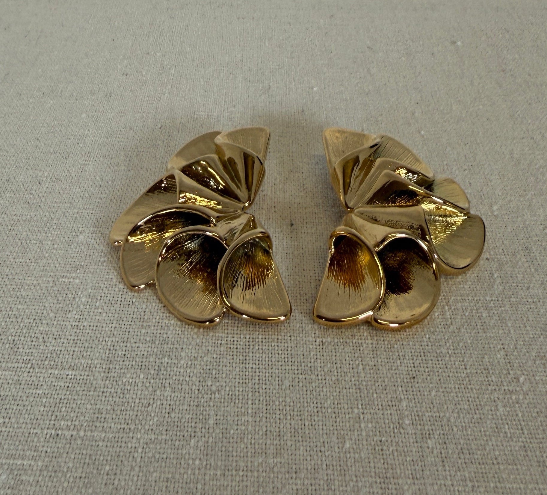 Penelope Orecchini a Ventaglio Dorati