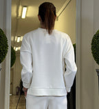 Tuta in Felpa con Cerniera Laterale e Elastico in Vita