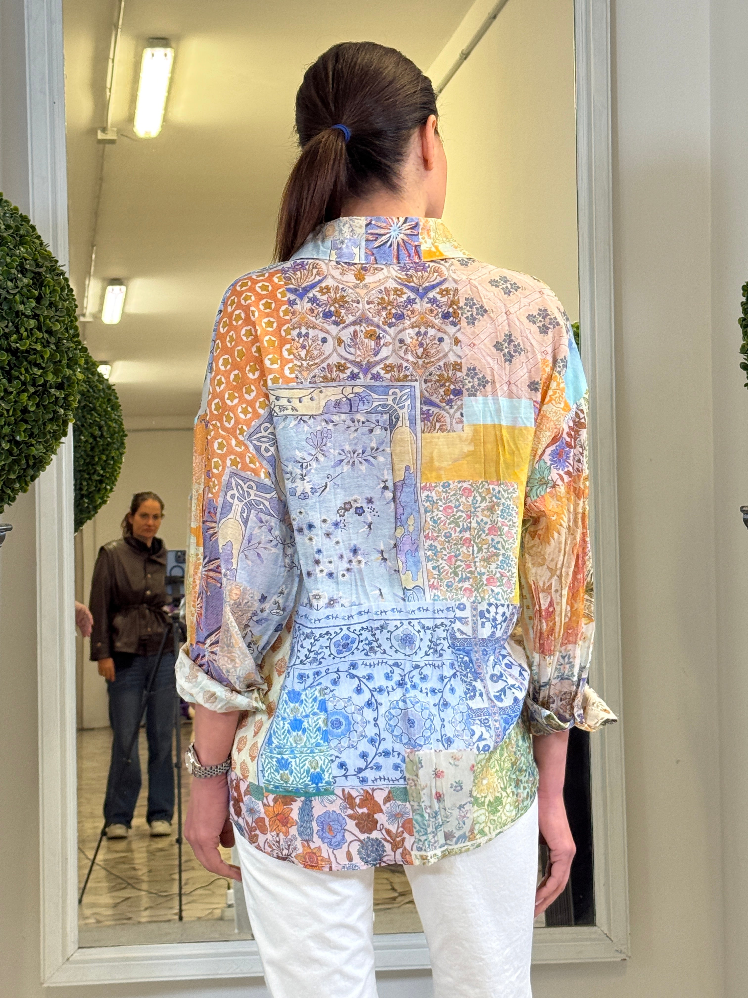 Camicia Leggera Fantasia Foulard