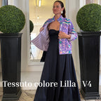 Suzani Indiano Estivo Lilla con Ricami