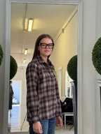 Camicia Check con Taschino in Paillettes LiLu