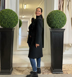 Cappotto Doppio Petto con Tasche