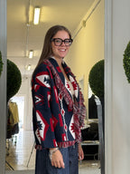 Tensione In Cardigan Origami Midi