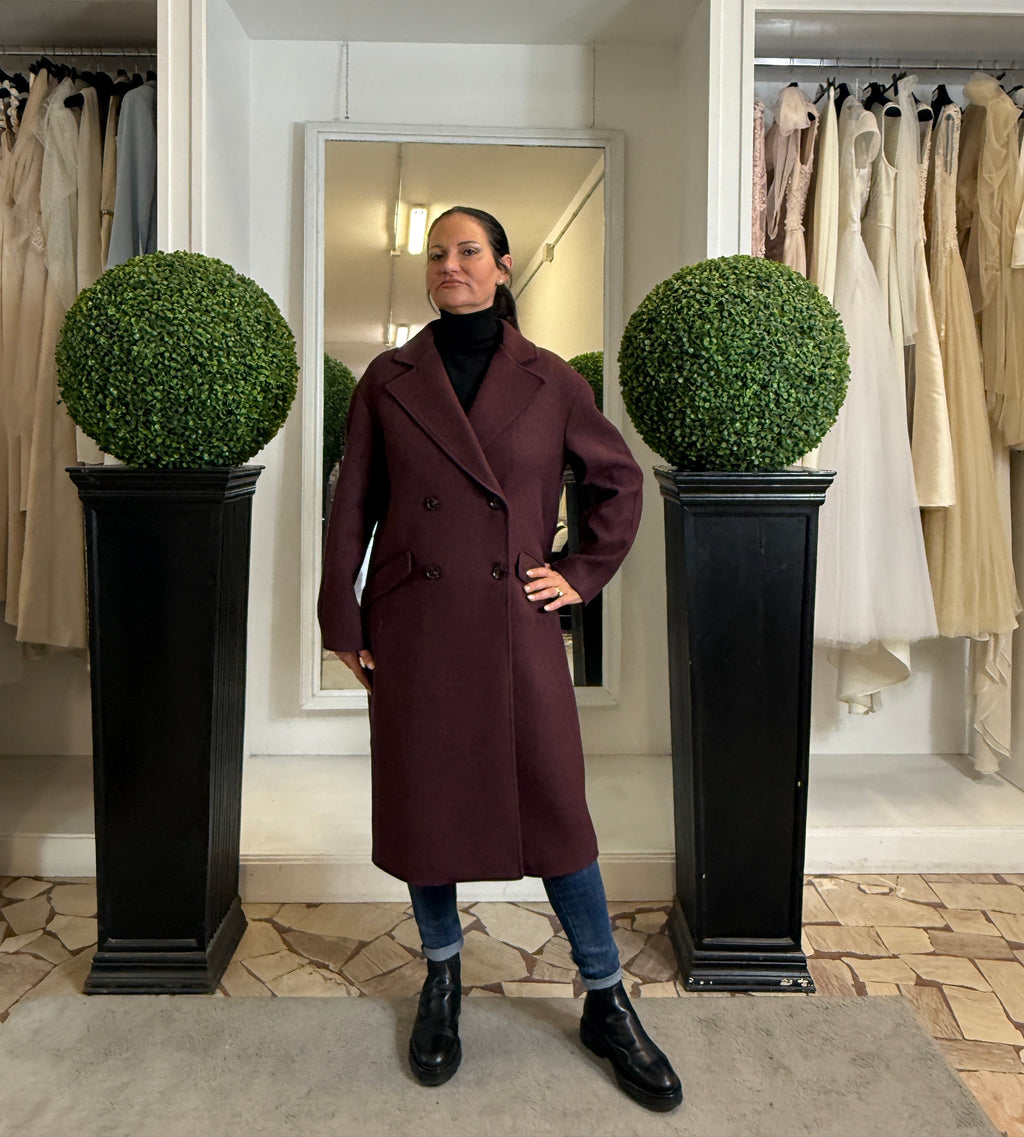 Cappotto Doppiopetto con Tasche