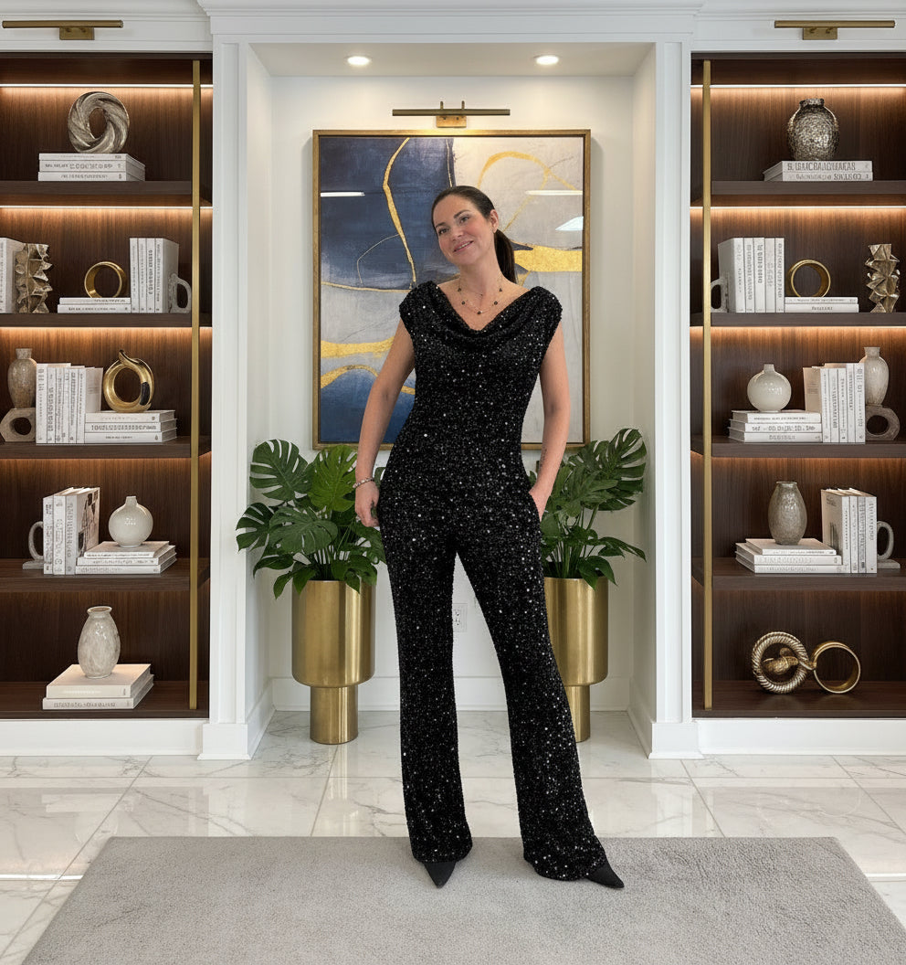 Canotta in Paillettes