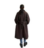 Cappotto doppio petto con cintura