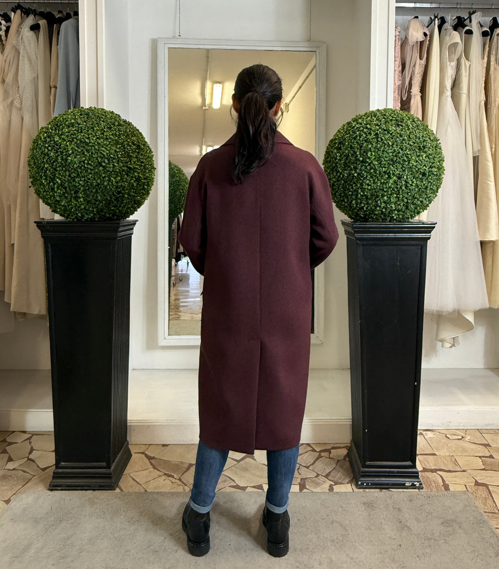 Cappotto Doppiopetto con Tasche