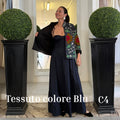 Suzani Indiano Estivo Blu con Ricami