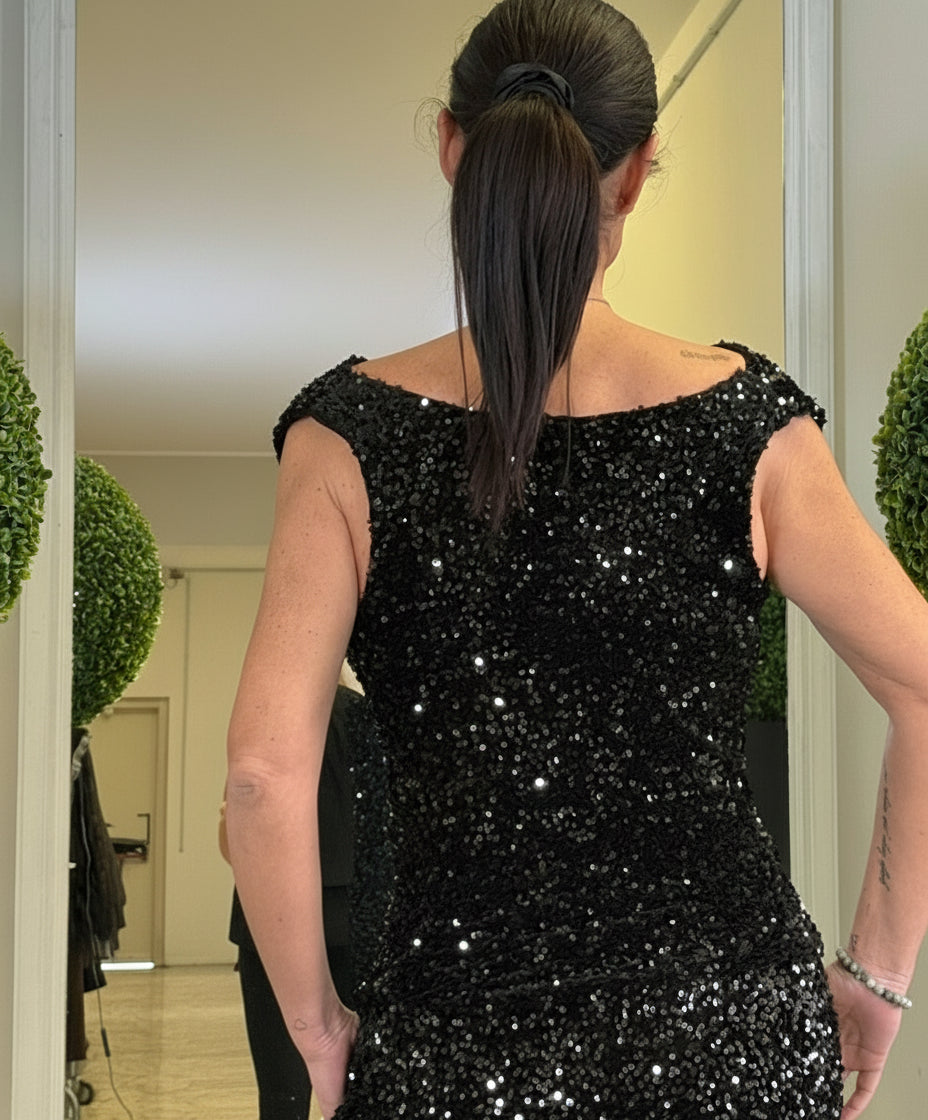 Canotta in Paillettes