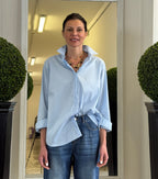 Camicia in Cotone con Ricamo sul Retro