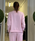 Tuta in Felpa con Cerniera Laterale e Elastico in Vita