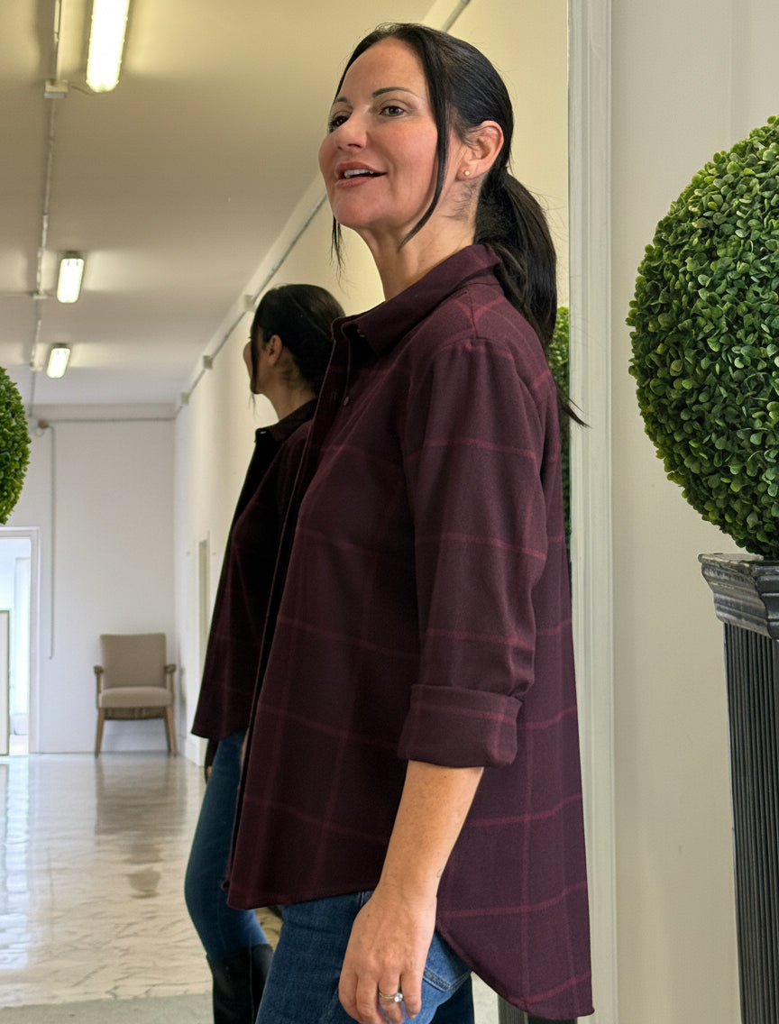 Camicia a Qadri in Flanella