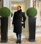 Cappotto Doppio Petto con Tasche