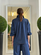 Camicia in Jeans Leggero Stile YSL