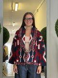 Tensione In Cardigan Origami Midi