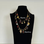 Marta Collana Corta con Charms