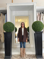 Blazer Senza Bottoni Stile Smoking LiLu