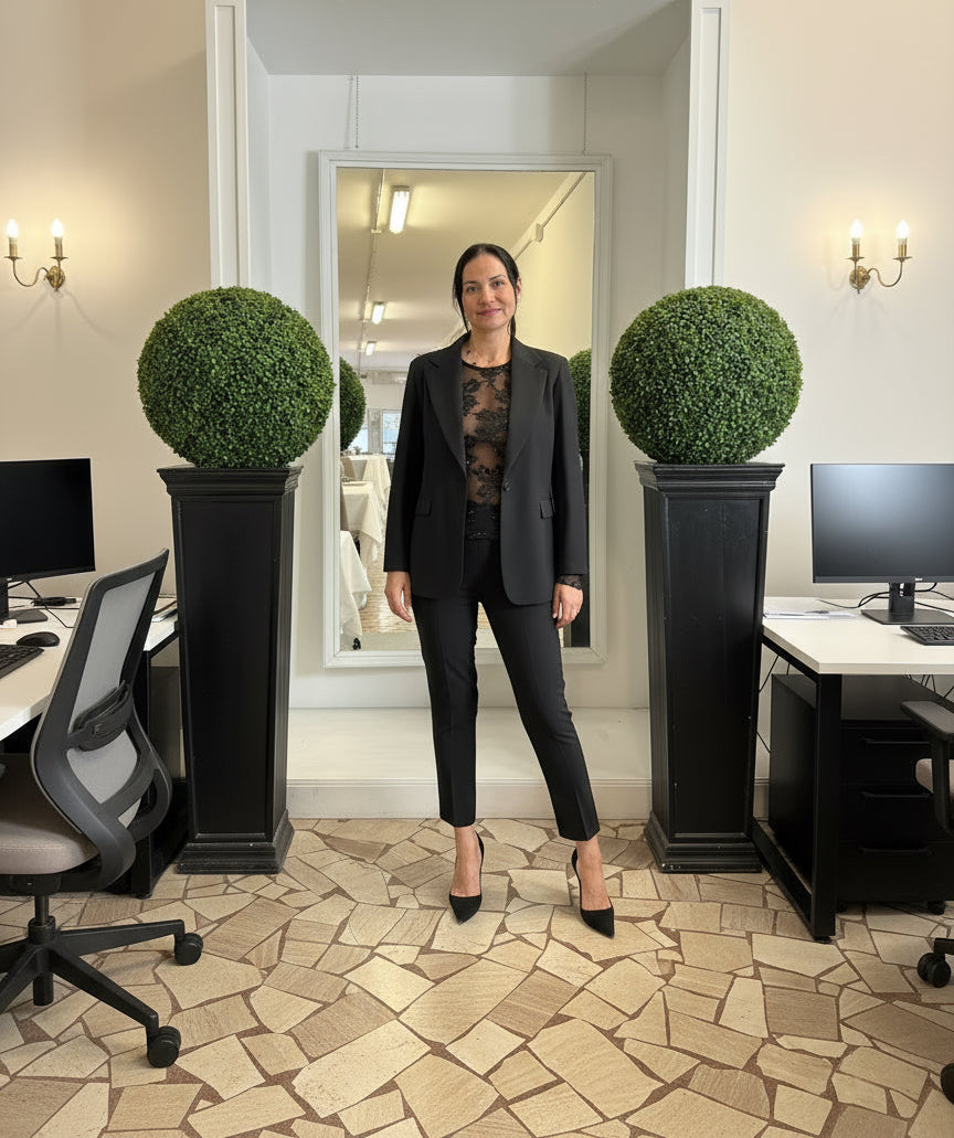 Tailleur Giacca e Pantaloni a Sigaretta