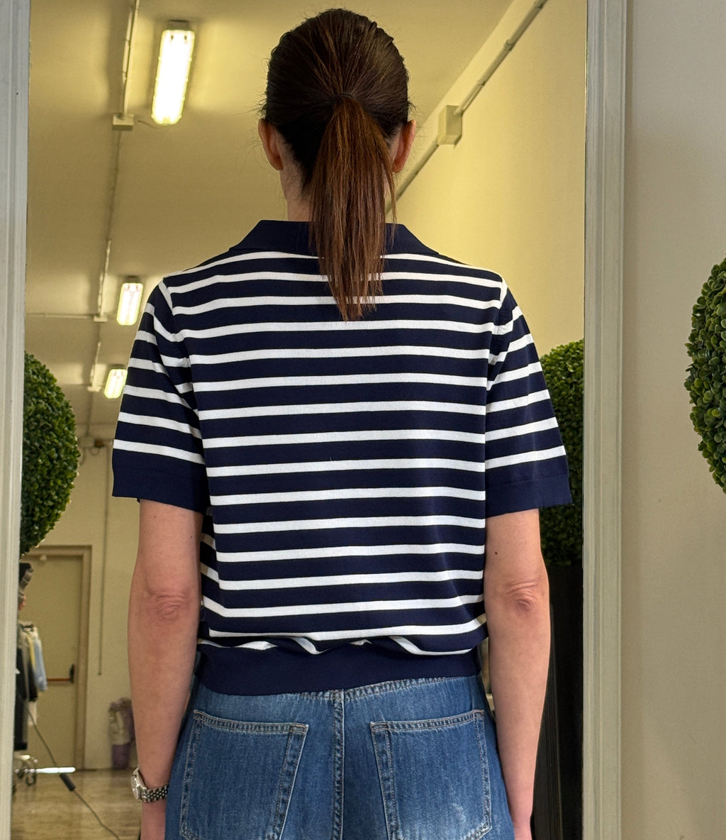 Polo Manica Corta Stile Marinaretta