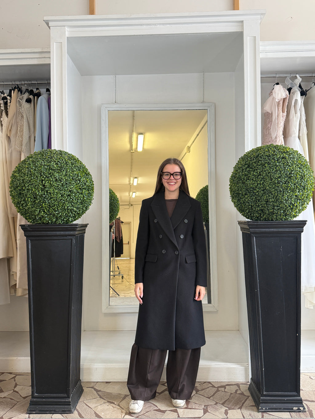 Cappotto Doppio Petto con Tasche LiLu