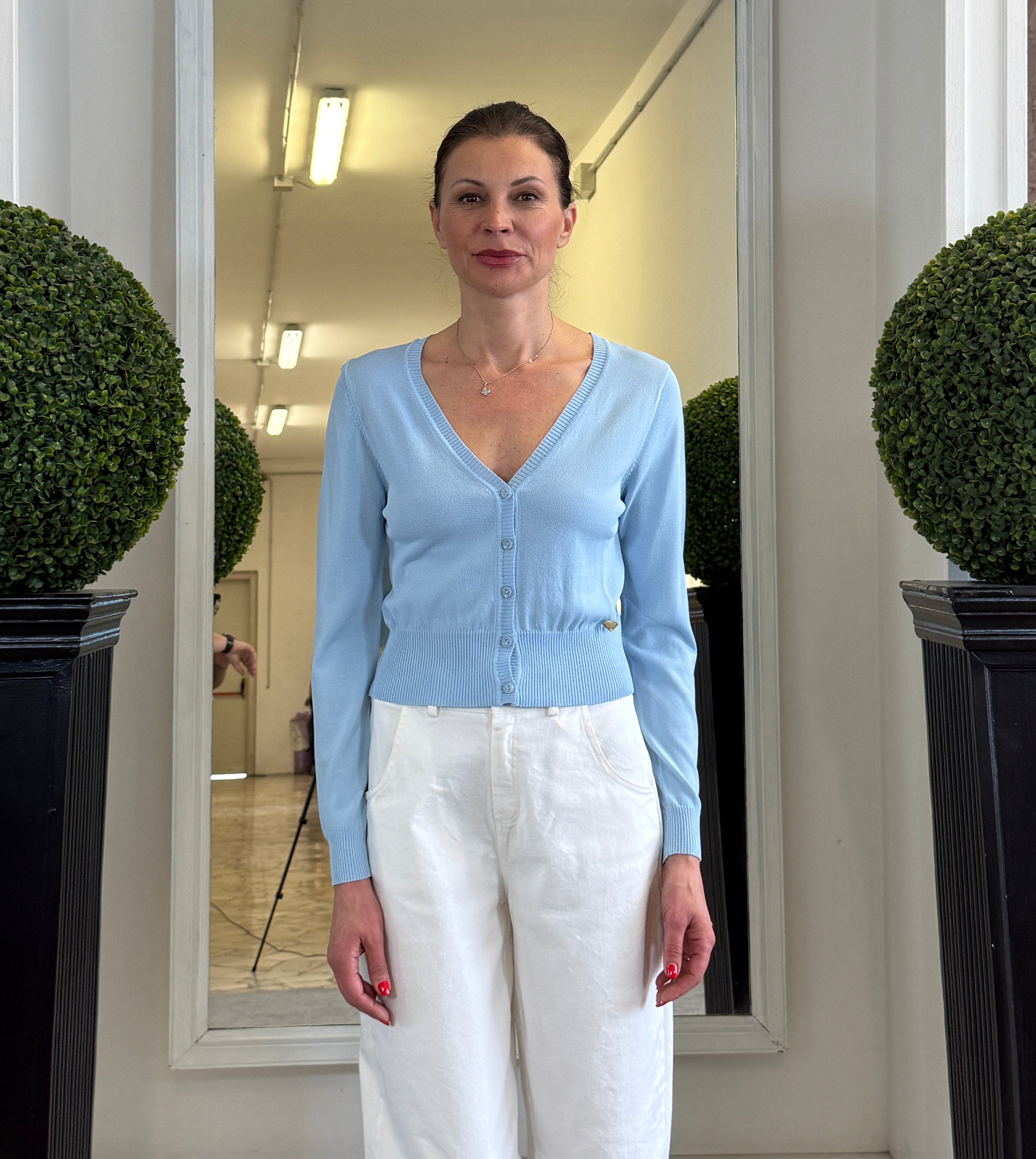 Golfino Ultrafine con Scollo a V