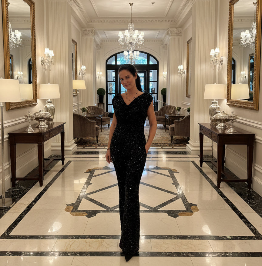 Pantaloni in Paillettes