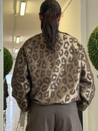 Bomber Maculato in Lamè