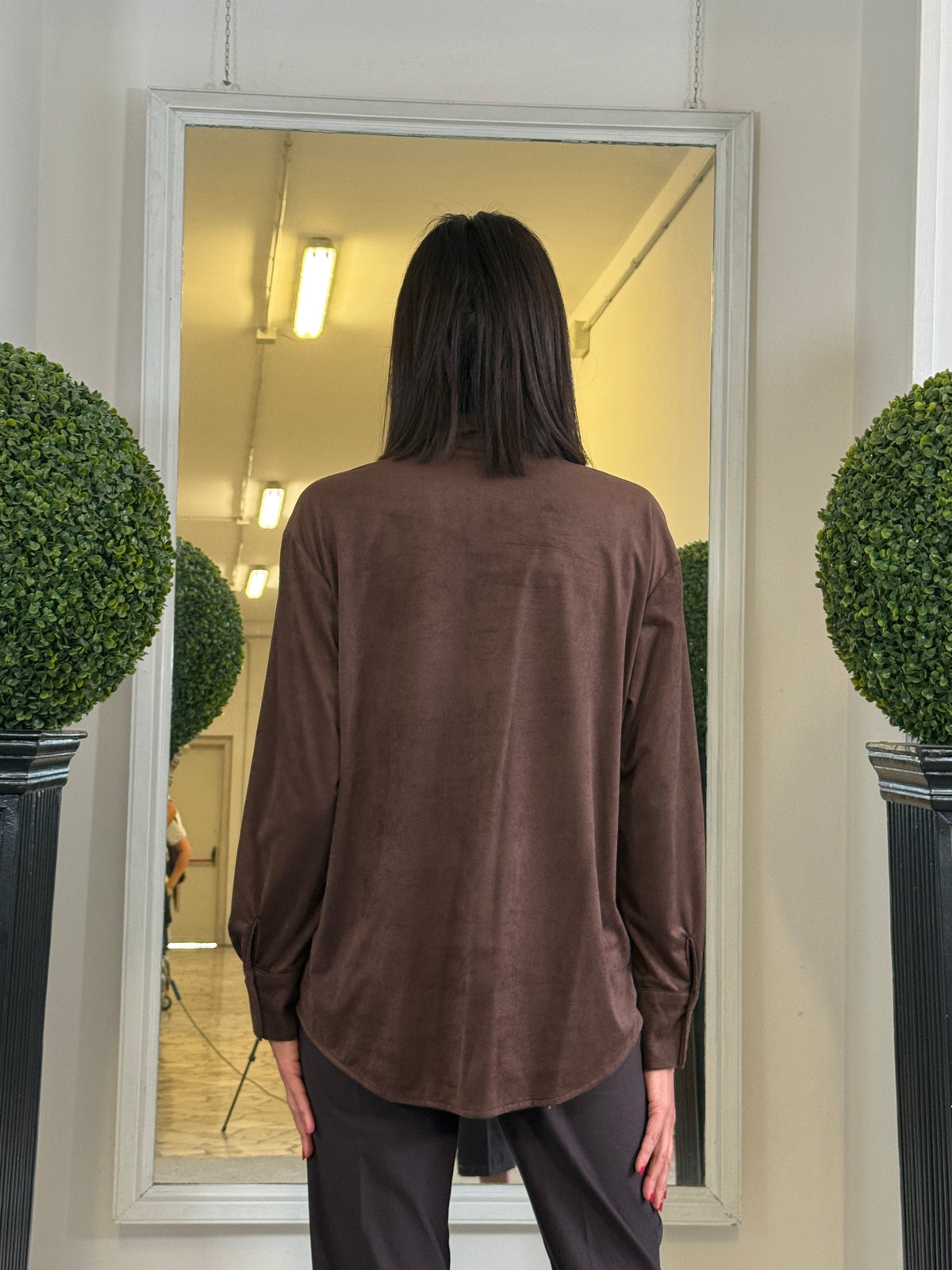 Camicia in Eco Dainetto con Frange LiLu