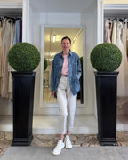 Camicia Over in Denim con Tasche
