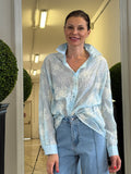 Camicia con Fiori Ricamati