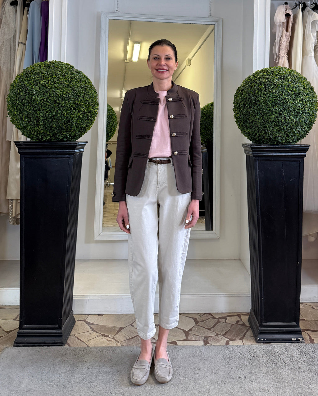 Maryley Giacca Napoleon con Bottini Dorati