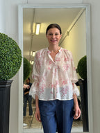 Camicia a Manica Lunga con Pizzo
